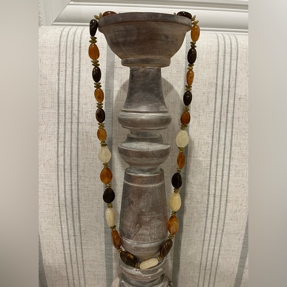 Necklace Chunky Warm Tones - Picture 2 of 2